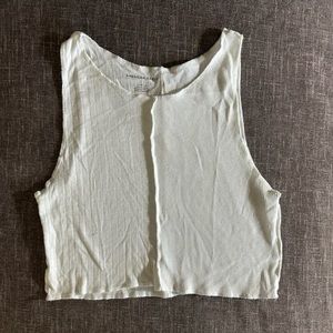 White Crop Tank